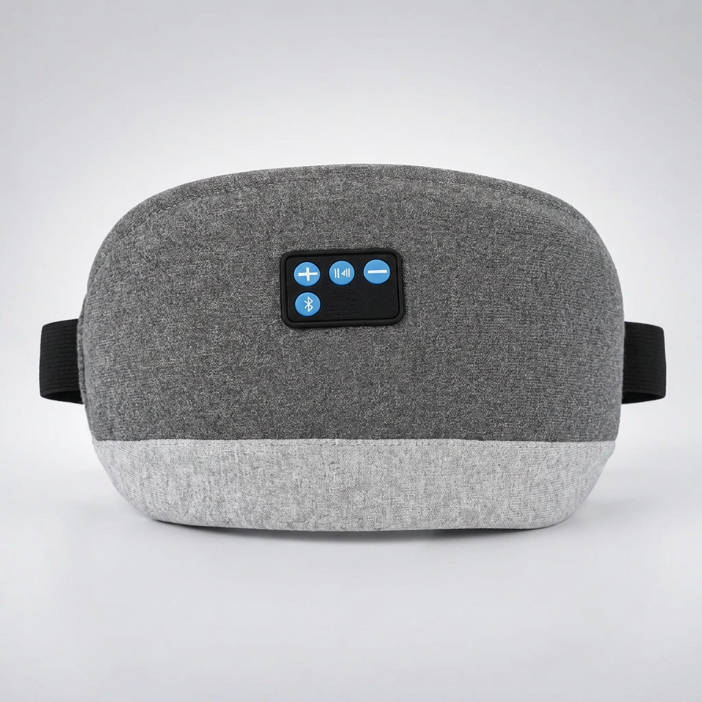 NEXORA NexWave Pro Bluetooth sleep mask, front view